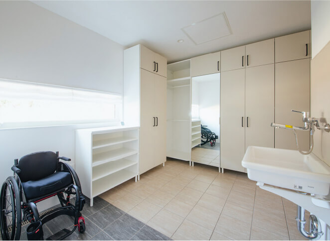 介護しやすい広さ